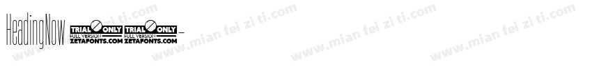 HeadingNow 56字体转换